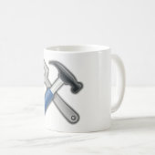 Hammer und Wrench Kaffeetasse (VorderseiteRechts)