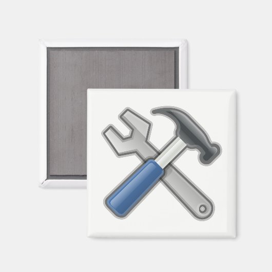 Hammer und Wrench Magnet (Vorderseite/Rückseite)