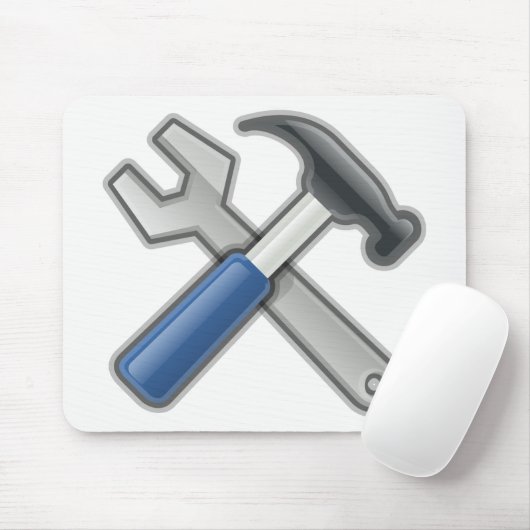 Hammer und Wrench Mousepad (Mit Mouse)