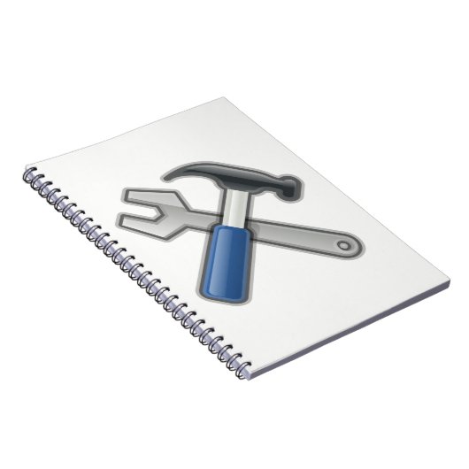 Hammer und Wrench Notizblock (Rechte Seite)
