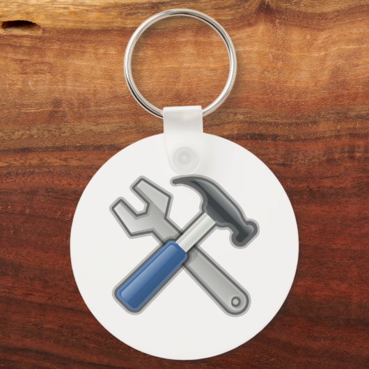 Hammer und Wrench Schlüsselanhänger (Vorderseite)