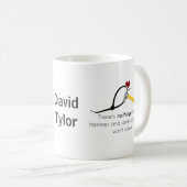 Hammer und Zap-Gurt Kaffeetasse (VorderseiteRechts)