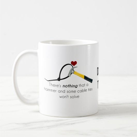 Hammer und Zap-Gurt Kaffeetasse (Links)