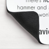 Hammer und Zap-Gurt Mousepad (Ecke)