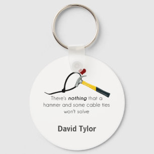 Hammer und Zap-Gurt Schlüsselanhänger