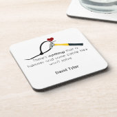 Hammer und Zap-Gurt Untersetzer (Linke Seite)