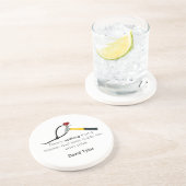 Hammer und Zap-Gurt Untersetzer (Seite)