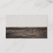 Hämmer und Zuhause | Wandholz Visitenkarte (Rückseite)