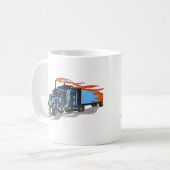Hammer-unten Fernlastfahrer Kaffeetasse (Vorderseite Links)