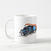 Hammer-unten Fernlastfahrer Kaffeetasse (Links)