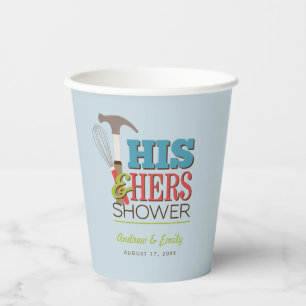 Hammer Whisk Handy Couple Dusche Pappbecher