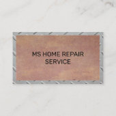 Hammer Wrench Brush Saw | Reparatur Visitenkarte (Rückseite)