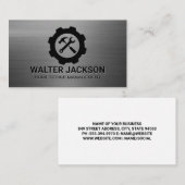Hammer Wrench Geing Logo | Reparaturen Visitenkarte (Vorne/Hinten)