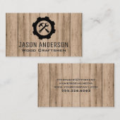 Hammer-Wrench-Logo | Blue Collar Visitenkarte (Vorne/Hinten)