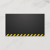 Hammer Wrench Logo | Kohlenstofffaser Visitenkarte (Rückseite)