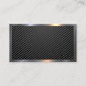 Hammer Wrench Logo | Metall | Kohlenstofffaser Visitenkarte (Rückseite)