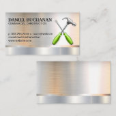 Hammer Wrench Logo | Metallgewerbe Visitenkarte (Vorne/Hinten)