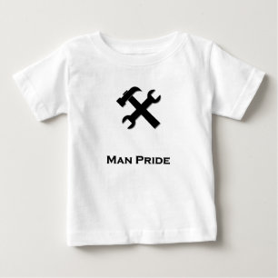 Hammer Wrench Man Pride Black Baby T-shirt