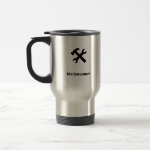 Hammer Wrench McGruber black Reisebecher