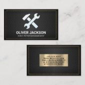 Hammer Wrench | Perforated Mesh Visitenkarte (Vorne/Hinten)