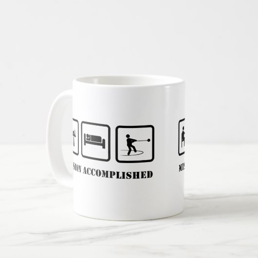 Hammer-Wurf Kaffeetasse (Vorderseite Links)