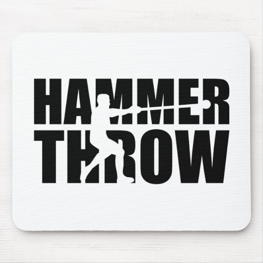 Hammer-Wurf Mousepad (Vorne)