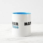 Hammer-Zeit Zweifarbige Tasse (Mittel)