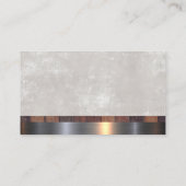 Hammer-Zuhause-Logo | Gebäude Visitenkarte (Rückseite)