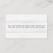 Hammer-Zuhause-Logo | Holzpanels Visitenkarte (Rückseite)