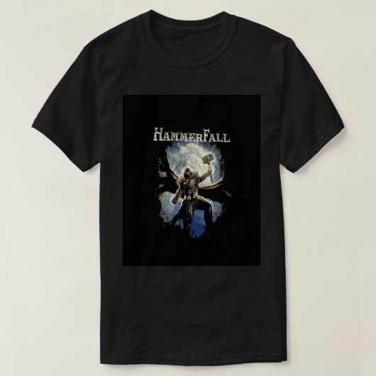 HammerFall Band Logo-Grafik-T - Shirt (Design vorne)