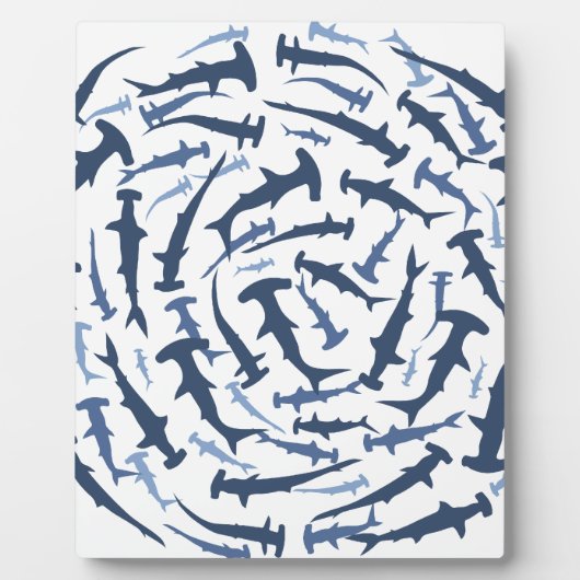 Hammerhai Fotoplatte (Vorderseite)