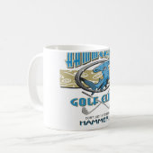 Hammerhai-Golfclubs Kaffeetasse (Vorderseite Links)