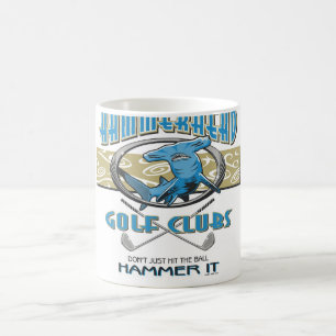 Hammerhai-Golfclubs Kaffeetasse