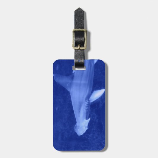 Hammerhai-Haifisch-Gepäckanhänger Gepäckanhänger (Vorderseite vertikal)