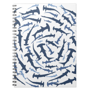 hammerhai Hammerhaihaifischsporttauchen Notizblock