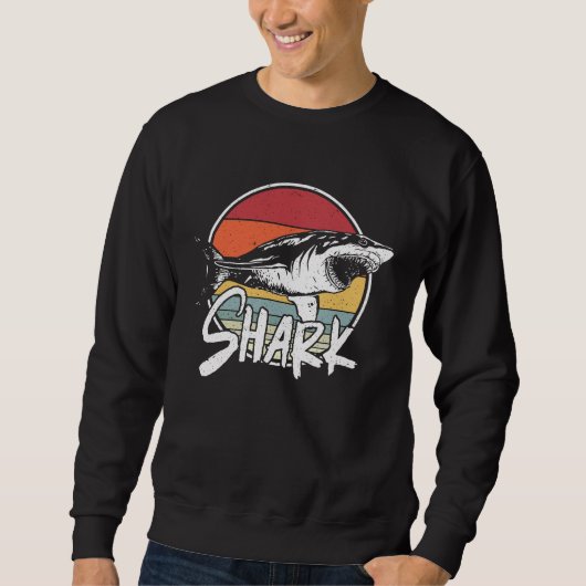 Hammerhai-Handflossen-Unterwasser-Handzeichen Sweatshirt (Vorderseite)