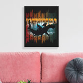 Hammerhai Leinwanddruck (Insitu (Wohnzimmer))