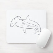 Hammerhai mousepad (Mit Mouse)