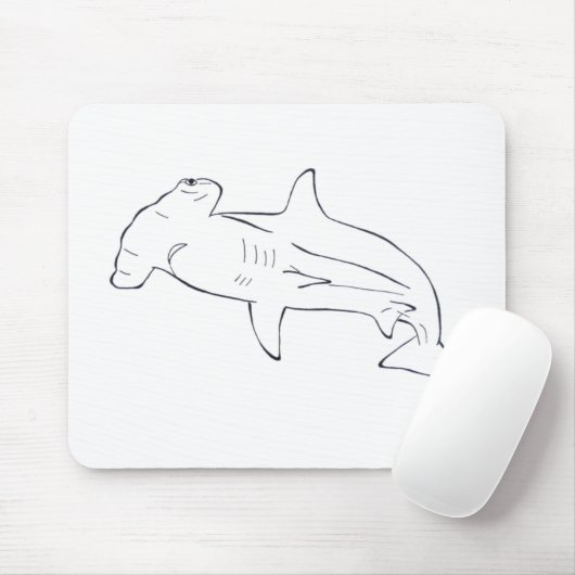 Hammerhai mousepad (Mit Mouse)