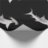 Hammerhai-Packpapier Geschenkpapier (Ecke)