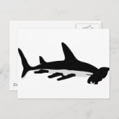 Hammerhai Postkarte (Vorne/Hinten)