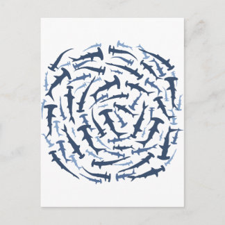 Hammerhai Postkarte