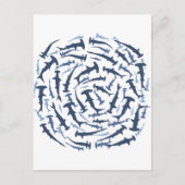 Hammerhai Postkarte (Vorderseite)