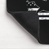 Hammerhai Us-Flag Unabhängigkeitstag  Mousepad (Ecke)