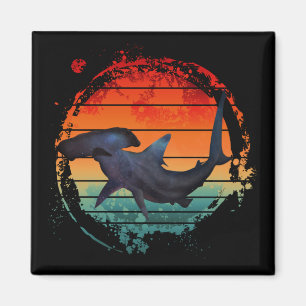 HAMMERHAI VINTAGE SONNENUNTERGANG MAGNET