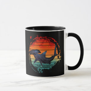 HAMMERHAI VINTAGE SONNENUNTERGANG TASSE