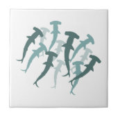 Hammerhaie Fliese (Vorderseite)