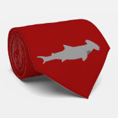 Hammerhaihaifisch-Krawatte Krawatte (Gerollt)