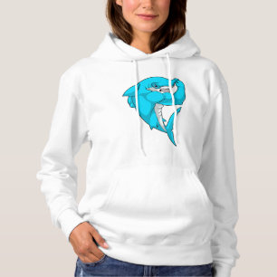 Hammerhead-Hai als Bodybuilder in der Bodybuilding Hoodie