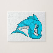 Hammerhead-Hai als Bodybuilder in der Bodybuilding Puzzle (Horizontal)